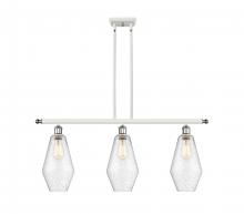 Innovations Lighting 516-3I-WPC-G654-7 - Cindyrella - 3 Light - 36 inch - White Polished Chrome - Stem hung - Island Light
