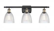 Innovations Lighting 516-3W-BAB-G382 - Castile - 3 Light - 26 inch - Black Antique Brass - Bath Vanity Light