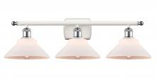 Innovations Lighting 516-3W-WPC-G131 - Orwell - 3 Light - 28 inch - White Polished Chrome - Bath Vanity Light