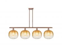 Innovations Lighting 516-4I-AC-G481-10AM - Brookhaven Sphere - 4 Light - 49 inch - Antique Copper - Stem Hung - Island Light