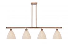 Innovations Lighting 516-4I-AC-NBD-75-NAT - Bristol Natural - 4 Light - 48 inch - Antique Copper - Cord hung - Island Light