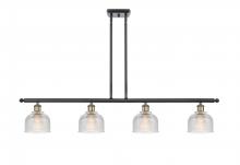 Innovations Lighting 516-4I-BAB-G412 - Dayton - 4 Light - 48 inch - Black Antique Brass - Cord hung - Island Light