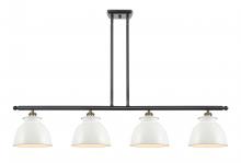 Innovations Lighting 516-4I-BAB-M14-W - Adirondack - 4 Light - 48 inch - Black Antique Brass - Stem hung - Island Light