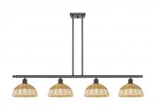 Innovations Lighting 516-4I-OB-NBD2-9-NAT - Bristol Natural II - 4 Light - 48 inch - Oil Rubbed Bronze - Stem Hung - Island Light