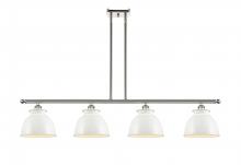 Innovations Lighting 516-4I-PN-M14-W - Adirondack - 4 Light - 48 inch - Polished Nickel - Stem hung - Island Light