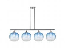 Innovations Lighting 516-4I-SN-G481-10SB - Brookhaven Sphere - 4 Light - 49 inch - Brushed Satin Nickel - Stem Hung - Island Light