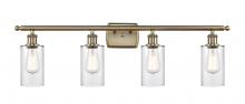 Innovations Lighting 516-4W-AB-G802 - Clymer - 4 Light - 34 inch - Antique Brass - Bath Vanity Light