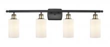 Innovations Lighting 516-4W-BAB-G801 - Clymer - 4 Light - 34 inch - Black Antique Brass - Bath Vanity Light