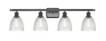 Innovations Lighting 516-4W-BK-G382 - Castile - 4 Light - 36 inch - Matte Black - Bath Vanity Light