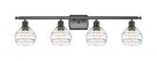 Innovations Lighting 516-4W-OB-G556-6CL - Rochester - 4 Light - 36 inch - Oil Rubbed Bronze - Bath Vanity Light