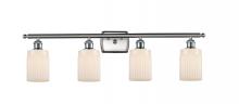 Innovations Lighting 516-4W-SN-G341 - Hadley - 4 Light - 35 inch - Brushed Satin Nickel - Bath Vanity Light