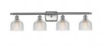 Innovations Lighting 516-4W-SN-G412 - Dayton - 4 Light - 36 inch - Brushed Satin Nickel - Bath Vanity Light