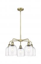 Innovations Lighting 516-5CR-AB-G558-6CL - Bella - 5 Light - 24 inch - Antique Brass - Chandelier