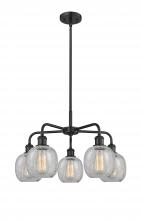 Innovations Lighting 516-5CR-BK-G105 - Belfast - 5 Light - 24 inch - Matte Black - Chandelier