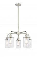 Innovations Lighting 516-5CR-SN-G802 - Clymer - 5 Light - 22 inch - Satin Nickel - Chandelier