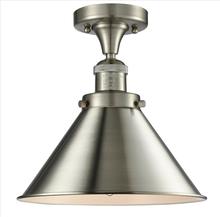 Innovations Lighting 517-1CH-SN-M10 - 1 Light Briarcliff 10 inch Semi-Flush Mount