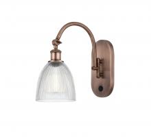 Innovations Lighting 518-1W-AC-G382 - Castile - 1 Light - 6 inch - Antique Copper - Adjustable Swing Arm
