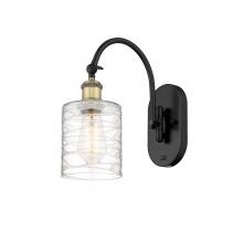 Innovations Lighting 518-1W-BAB-G1113 - Cobbleskill - 1 Light - 5 inch - Black Antique Brass - Sconce