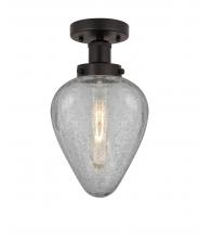 Innovations Lighting 616-1F-OB-G165 - Geneseo - 1 Light - 7 inch - Oil Rubbed Bronze - Semi-Flush Mount