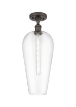 Innovations Lighting 616-1F-OB-G456-8CL - Chelsea - 1 Light - 8 inch - Oil Rubbed Bronze - Semi-Flush Mount