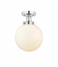 Innovations Lighting 616-1F-PC-G201-8 - Beacon - 1 Light - 8 inch - Polished Chrome - Semi-Flush Mount