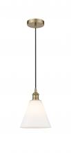 Innovations Lighting 616-1P-AB-GBC-81 - Berkshire - 1 Light - 8 inch - Antique Brass - Mini Pendant