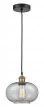 Innovations Lighting 616-1P-BAB-G247 - Gorham - 1 Light - 10 inch - Black Antique Brass - Cord hung - Mini Pendant