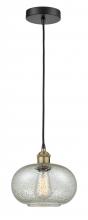 Innovations Lighting 616-1P-BAB-G249 - Gorham - 1 Light - 10 inch - Black Antique Brass - Cord hung - Mini Pendant