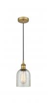 Innovations Lighting 616-1P-BB-G259 - Caledonia - 1 Light - 5 inch - Brushed Brass - Cord hung - Mini Pendant