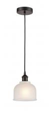 Innovations Lighting 616-1P-OB-G411 - Dayton - 1 Light - 6 inch - Oil Rubbed Bronze - Cord hung - Mini Pendant