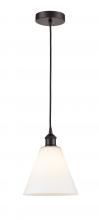 Innovations Lighting 616-1P-OB-GBC-81 - Berkshire - 1 Light - 8 inch - Oil Rubbed Bronze - Cord hung - Mini Pendant