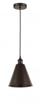 Innovations Lighting 616-1P-OB-MBC-8-OB - Berkshire - 1 Light - 8 inch - Oil Rubbed Bronze - Cord hung - Mini Pendant