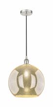 Innovations Lighting 616-1P-PN-G128-14 - Athens - 1 Light - 14 inch - Polished Nickel - Cord hung - Pendant