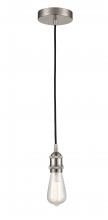 Innovations Lighting 616-1P-SN - Edison - 1 Light - 2 inch - Satin Nickel - Cord hung - Mini Pendant