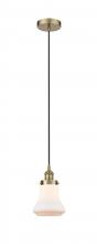 Innovations Lighting 616-1PH-AB-G191 - Bellmont - 1 Light - 6 inch - Antique Brass - Cord hung - Mini Pendant