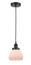 Innovations Lighting 616-1PH-BK-G171 - Fulton - 1 Light - 7 inch - Matte Black - Cord hung - Mini Pendant