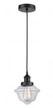 Innovations Lighting 616-1PH-BK-G532 - Oxford - 1 Light - 7 inch - Matte Black - Cord hung - Mini Pendant