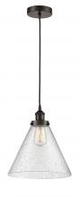 Innovations Lighting 616-1PH-OB-G44-L - Cone - 1 Light - 12 inch - Oil Rubbed Bronze - Cord hung - Mini Pendant