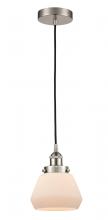 Innovations Lighting 616-1PH-SN-G171 - Fulton - 1 Light - 7 inch - Brushed Satin Nickel - Cord hung - Mini Pendant