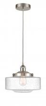 Innovations Lighting 616-1PH-SN-G694-12 - Bridgeton - 1 Light - 12 inch - Satin Nickel - Mini Pendant