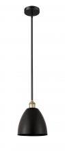 Innovations Lighting 616-1S-BAB-MBD-9-BK - Bristol - 1 Light - 9 inch - Black Antique Brass - Cord hung - Mini Pendant