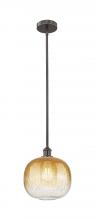 Innovations Lighting 616-1S-OB-G481-10AM - Brookhaven Sphere - 1 Light - 11 inch - Oil Rubbed Bronze - Stem hung - Mini Pendant