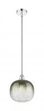 Innovations Lighting 616-1S-PC-G481-10SL - Brookhaven Sphere - 1 Light - 11 inch - Polished Chrome - Stem hung - Mini Pendant