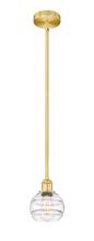 Innovations Lighting 616-1S-SG-G556-6CL - Rochester - 1 Light - 6 inch - Satin Gold - Stem hung - Mini Pendant