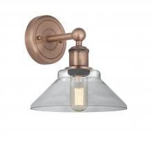 Innovations Lighting 616-1W-AC-G132 - Orwell - 1 Light - 8 inch - Antique Copper - Sconce