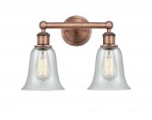 Innovations Lighting 616-2W-AC-G2812 - Hanover - 2 Light - 15 inch - Antique Copper - Bath Vanity Light