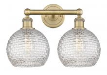 Innovations Lighting 616-2W-BB-G122C-8CL - Athens - 2 Light - 17 inch - Brushed Brass - Bath Vanity Light