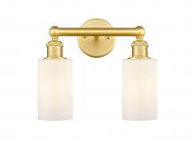 Innovations Lighting 616-2W-SG-G801 - Clymer - 2 Light - 13 inch - Satin Gold - Bath Vanity Light