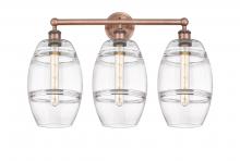 Innovations Lighting 616-3W-AC-G557-8CL - Vaz - 3 Light - 26 inch - Antique Copper - Bath Vanity Light
