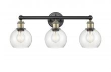 Innovations Lighting 616-3W-BAB-G124-6 - Athens - 3 Light - 24 inch - Black Antique Brass - Bath Vanity Light